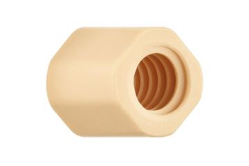 dryspin® injection-moulded lead screw nuts, cylindrical, multi-start, thread: cut, JSRM