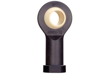 Rod end with female thread, KBRM, spherical ball iglidur® W300, mm