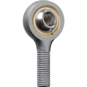 Rod end made of zinc die-casting with male thread, KARM / KALM, iglidur® J bearing ring, mm