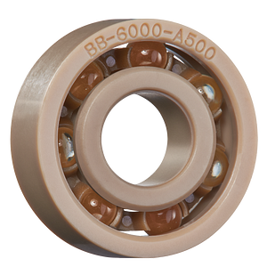 xiros® deep groove ball bearings xirodur® A500, specialist for heat & chemistry, glass balls