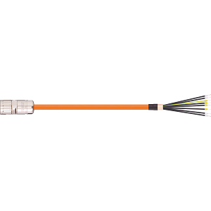 readycable® servo cable, suitable for Harmonic Drive, APC2-10-8M17-A-BT-0-xxx-00, base cable PUR 10 x d