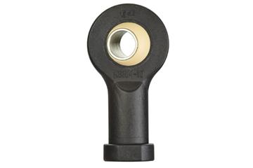 Rod end with female thread, KBLM igubal® with stainless steel sleeve, spherical ball iglidur® W300, mm