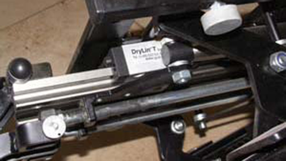 In the floor assembly drylin® profile guides are used for foot and leg adjustments.