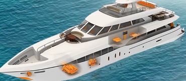 Yacht with igus products