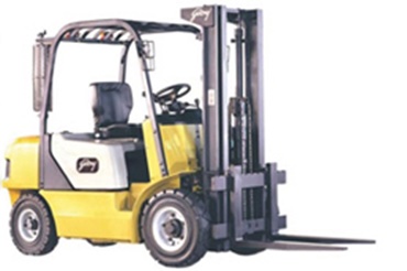 Forklift with iglidur® bearings at the lifting mechanism