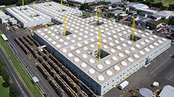 Current view of the flexible igus® factory, Cologne