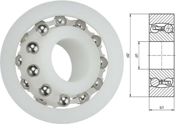 xiros&#174; self-aligning ball bearing